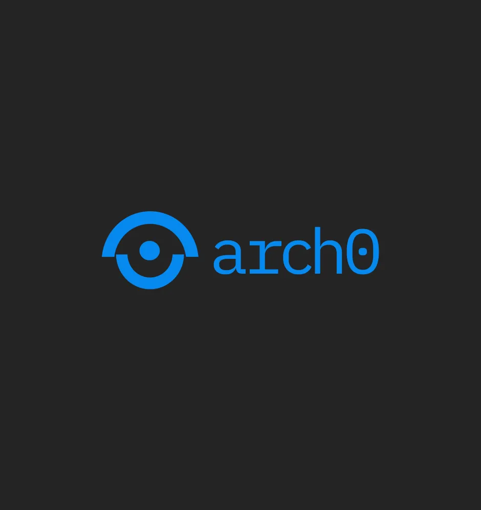 the arch0 logo on a dark ground