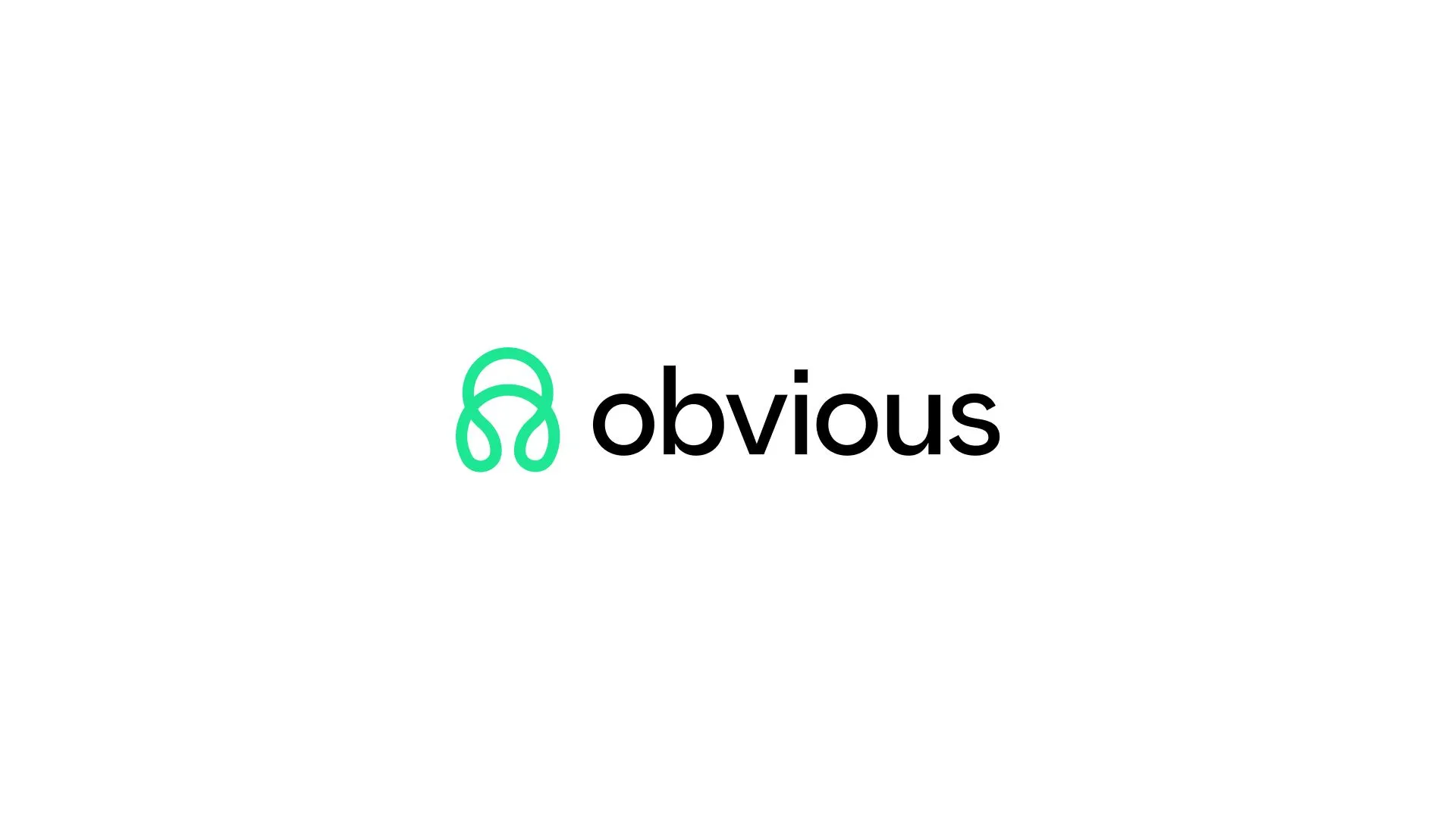 the obvious logo on white