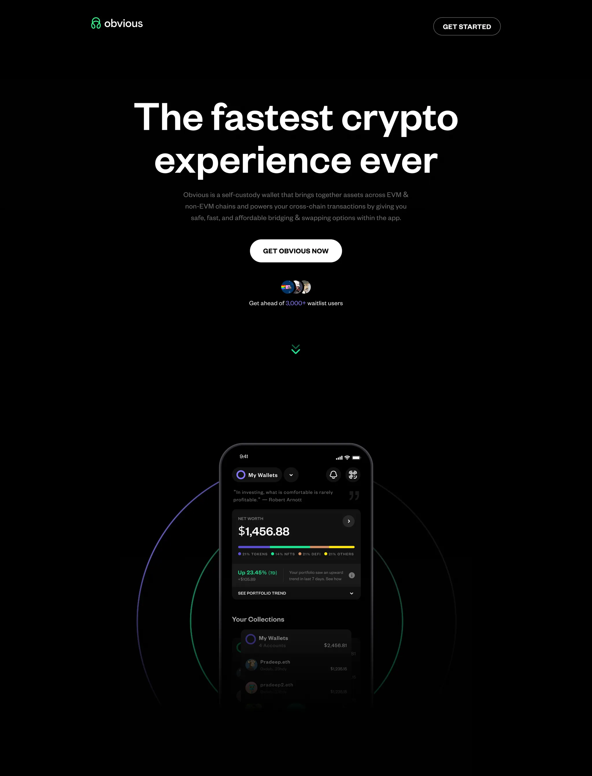 obvious product screens