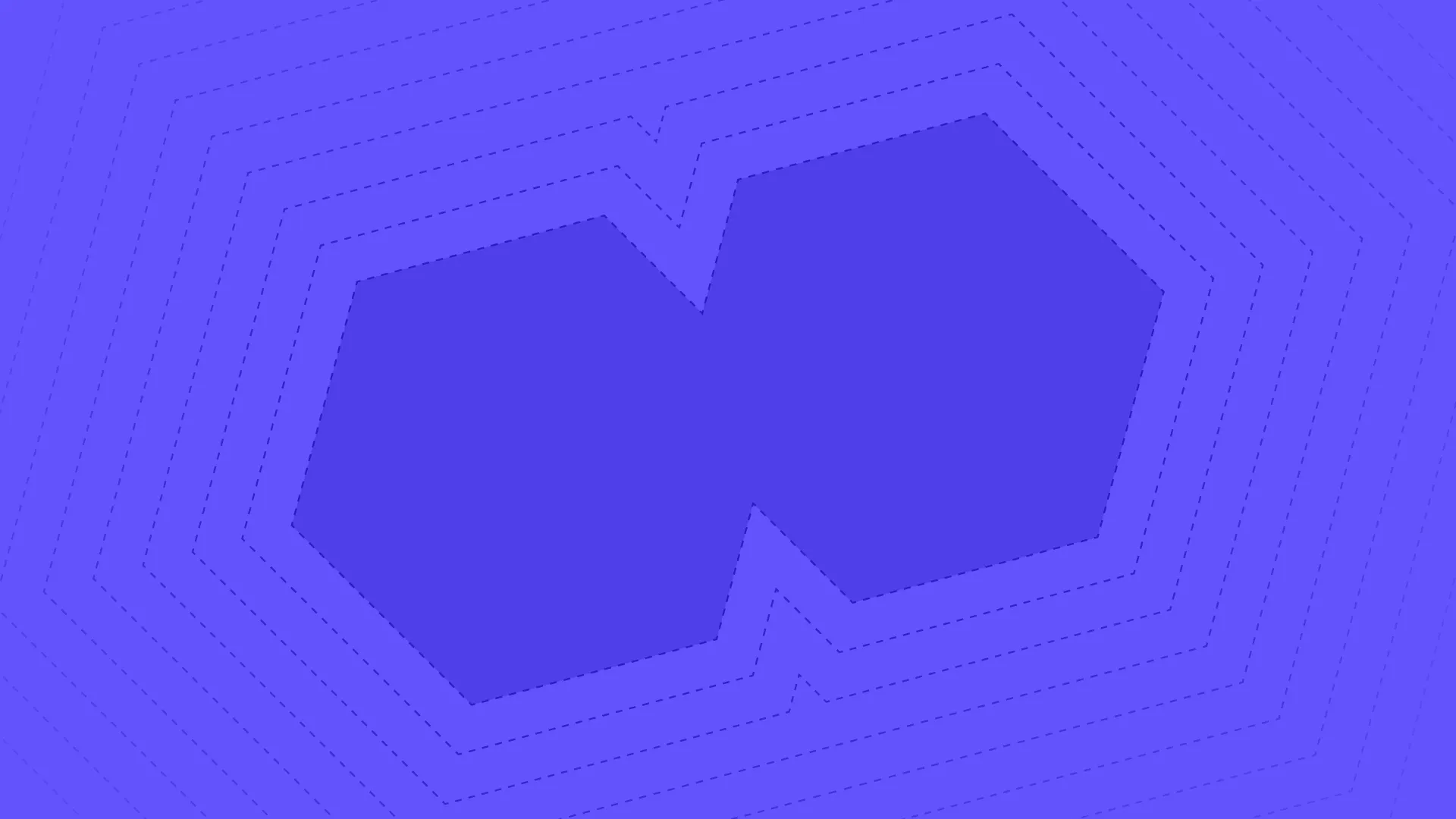 a polygon creative - a violet hexagon mark