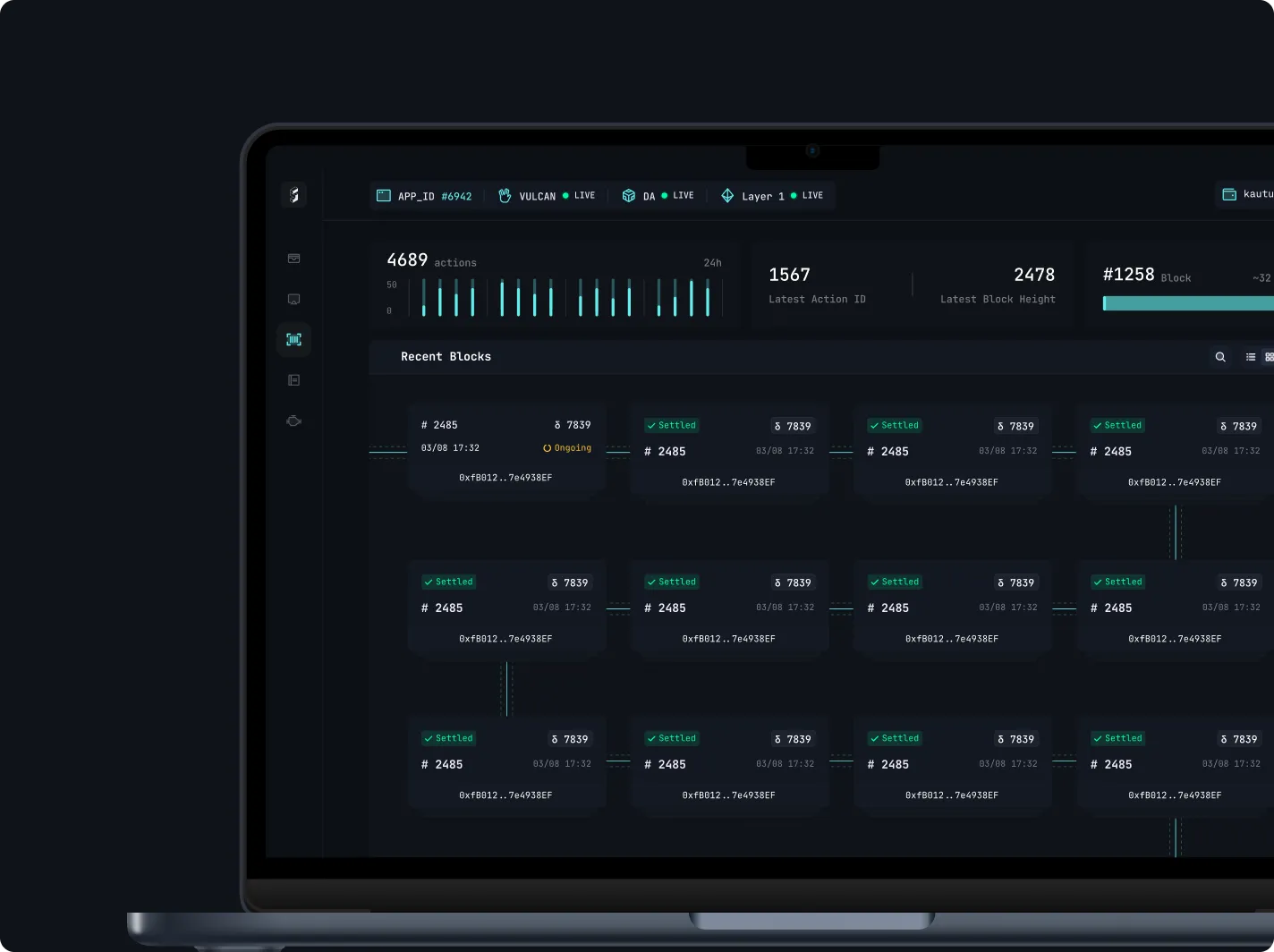 stackr technical diagram of a micro-rollup flow